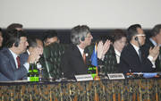 José Manuel Barroso, Jean-Claude Juncker et Wen Jiabao