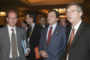 Jean-Louis Schiltz, José Manuel Barroso et Jean-Claude Juncker