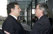 Jean-Claude Juncker et José Manuel Barroso