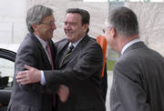 Jean-Claude Juncker, Gerhard Schröder et Hans Eichel