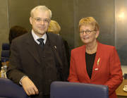 Marie-Josée Jacobs et Vladimir Spidla