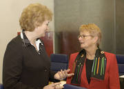 Marie-Josée Jacobs et Anna Zaborska