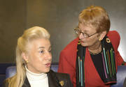 Marie-Josée Jacobs et Nicole Ameline