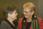 Marie-Josée Jacobs et Laila Davoy