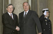 Jean-Claude Juncker a rencontré Jacques Chirac à Paris
