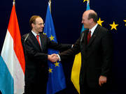 Luc Frieden et Roman Zvarych, ministre ukrainien de la Justice