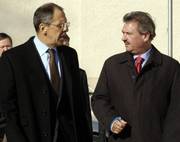 Sergueï Lavrov et Jean Asselborn