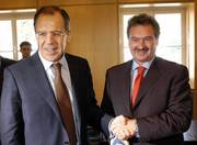 Sergueï Lavrov et Jean Asselborn