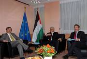 Rencontre entre Jean-Claude Juncker, Jean Asselborn et Mahmoud