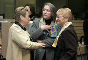 Marie-Josée Jacobs et Odile Quintin, Directeur Général de la Commission européenne