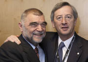 Jean-Claude Juncker et Stipe Mesic, Président de la République de Croatie