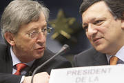 Jean-Claude Juncker et Jose Manuel Barroso