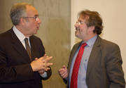 Mars di Bartolomeo et Ottaviano del Turco, president de la commission "Emploi et Affaires sociales" du Parlement européen