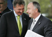 Jean Asselborn et Dermot Ahern, ministre irlandais des Affaires étrangères