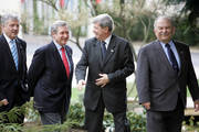 Eduard Kukan, ministre slovaque des Affaires étrangères, George Iacovou, ministre chypriote des Affaires étrangères, Fernando d'Oliveira Neves, ministre portugais des Affaires étrangères et Ferenc Somogyi, ministre hongrois des Affaires étrangères