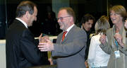 Lucien Lux et Hubert Gorbach, ministre autrichien des Transports