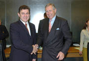 Janez Bozic, Slovenian Minister for Transport, and Flemming Hansen, Danish Minister for Transport