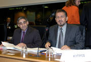 Harris Thrassou (right), Cypriot Minister for Transport