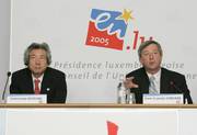 Jean-Claude Juncker et Junichiro Koizumi