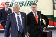 Josep Borell Fontelles, Président du Parlement européen, et Solomon Isaac Passy, ministre des Affaires étrangères de Bulgarie