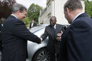 Jean Asselborn, ministre des Affaires étrangères et de l'Immigration, et Nana Akufo Addo (Ghana)