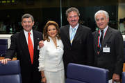 Leila Rachid de Cowles, ministre des Affaires étrangères du Paraguay, Jean Asselborn, ministre des Affaires étrangères, et Garcia Moriton Roberto