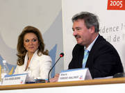 Jean Asselborn et Leila Rachid de Cowles, ministre des Affaires étrangères du Paraguay