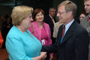 Kazimira Prunskiene, Lithuanian Minister of Agriculture, and Fernand Boden, Minister of Agriculture