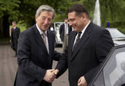 Jean-Claude Juncker, Premier ministre, et Jiří Paroubek, Premier ministre de la République tchèque