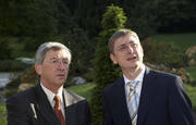 Jean-Claude Juncker, Premier ministre, et Ferenc Gyurcsany, Premier ministre de la Hongrie