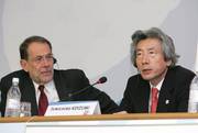 Javier Solana et Junichiro Koizumi