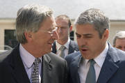 Jean-Claude Juncker, Premier ministre, et Jose Socrates, Premier ministre du Portugal