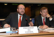 François Biltgen, ministre du Travail et de l'Emploi au Conseil EPSCO