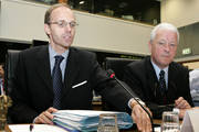Luc Frieden, ministre de la Justice et Ivan Bizjak, directeur général pour la Justice et les Affaires intérieures