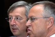 Jean-Claude Juncker et Hans Eichel