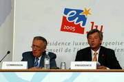 Jean-Claude Juncker et László Kovács