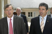 Jean-Claude Juncker et Anders Fogh Rasmussen