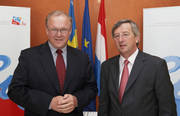 Jean-Claude Juncker and Göran Persson