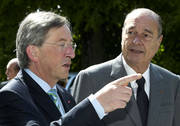 Jean-Claude Juncker et Jacques Chirac