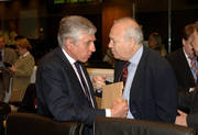 Jack Straw, UK Secretary of State for Foreign Affairs, and Miguel Angel Moratinos, Spanish Minister for Foreign Affairs