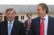 Rencontre Jean-Claude Juncker - Tony Blair, Premier ministre du Royaume Uni, 14 juin 2005