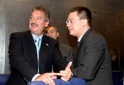 Jean Asselborn, Minister for Foreign Affairs, and Mihai-Razvan Ungureanu, Romanian Minister for Foreign Affairs