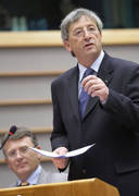 Jean-Claude Juncker au Parlement européen
