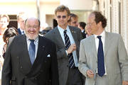 Louis Michel, commissaire en charge du Developpement et de l'Aide humanitaire, et Jean-Louis Schiltz, ministre de la Coopération