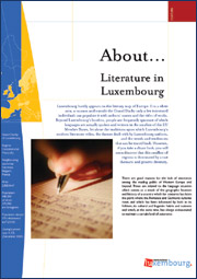 About... Literature in Luxembourg